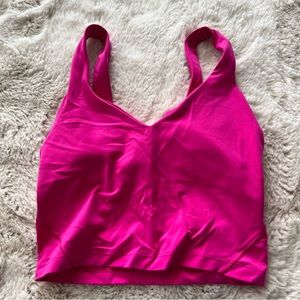 Lululemon sonic pink align tank